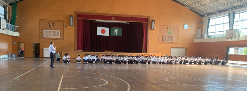 市総体壮行会リハ
